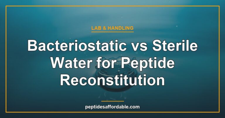 Bacteriostatic vs sterile water diluent guide featured image