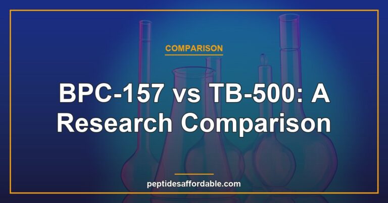 BPC-157 vs TB-500 research comparison featured image