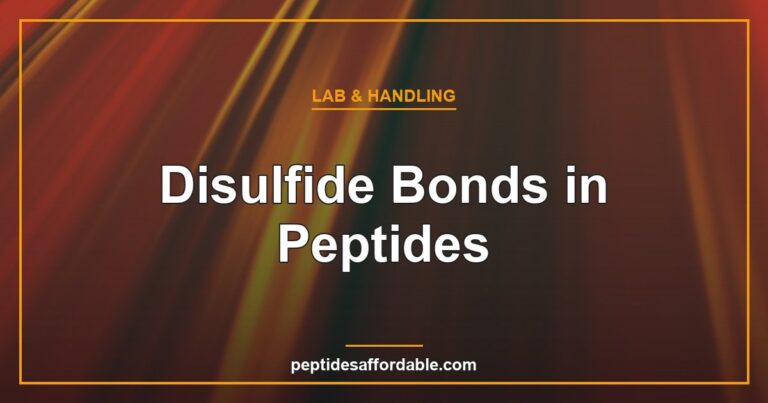 Disulfide bonds in peptides featured image