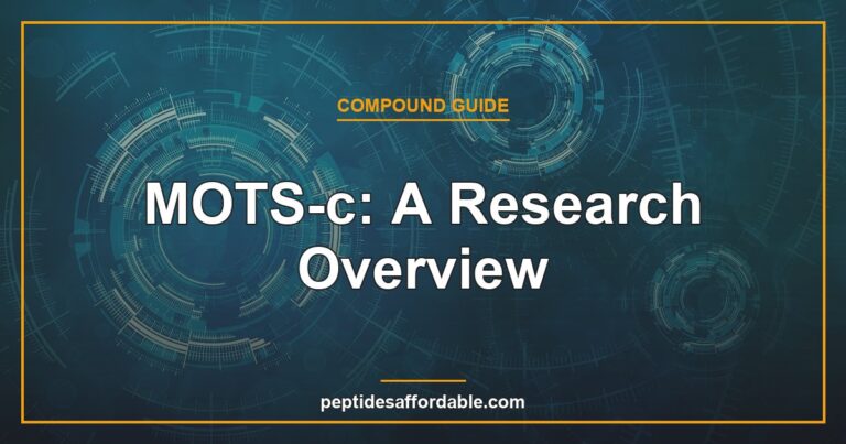 MOTS-c mitochondrial peptide research overview featured image
