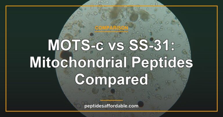 MOTS-c vs SS-31 mitochondrial peptides comparison featured image