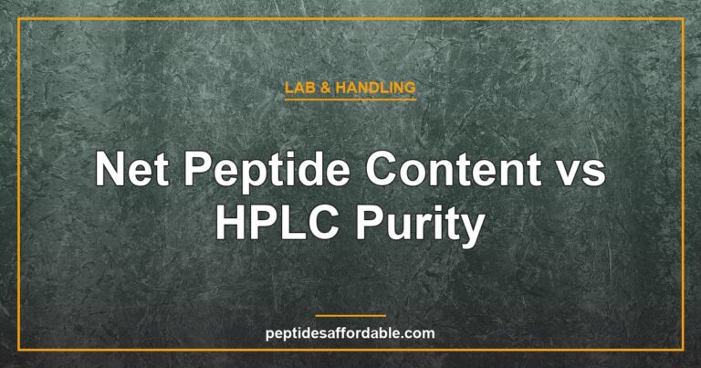 Net peptide content vs HPLC purity featured image