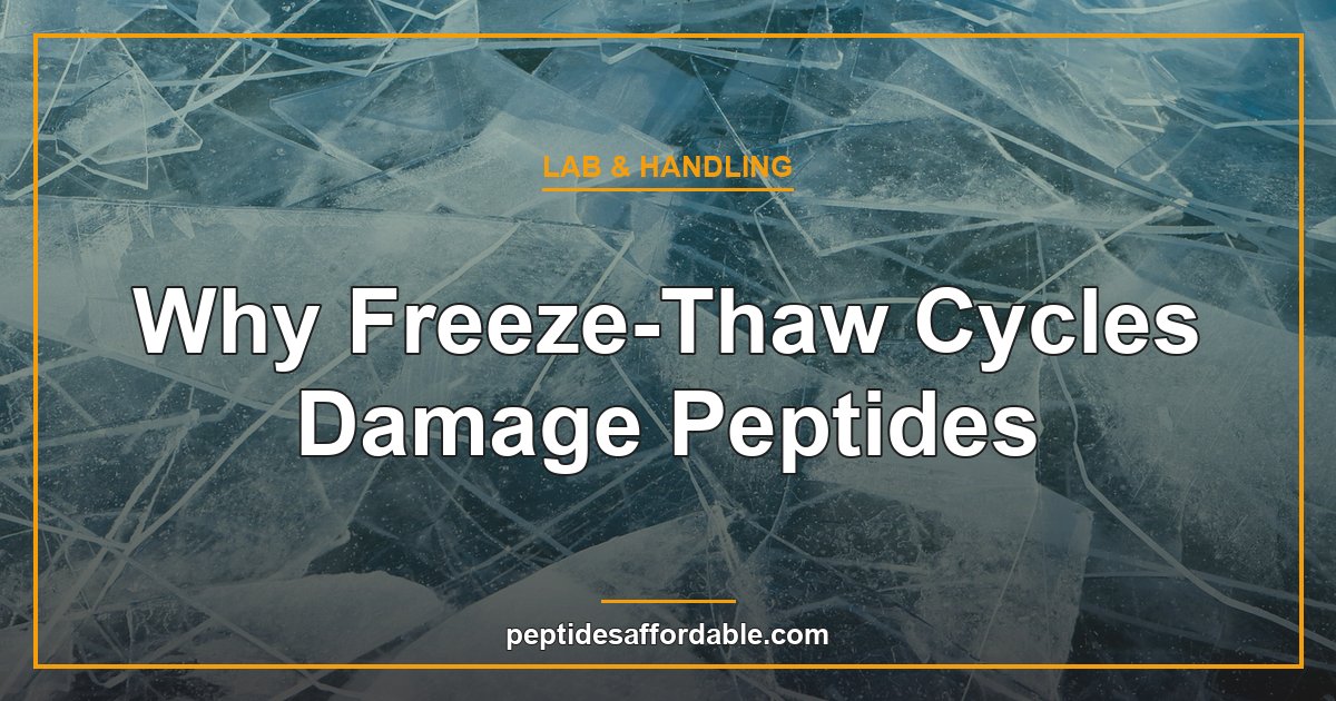 Why freeze-thaw cycles damage peptides featured image