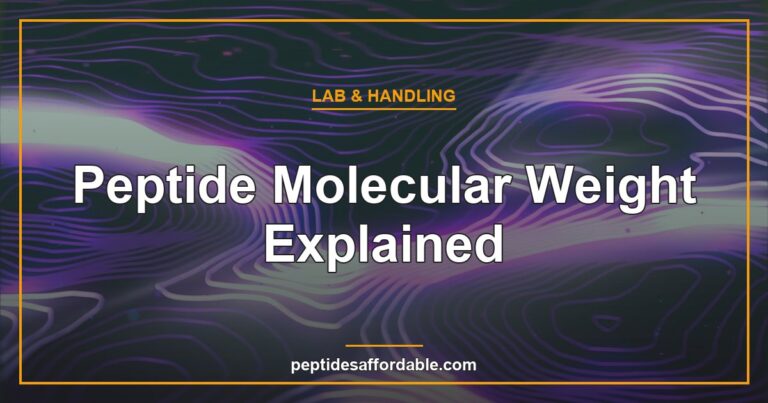 Peptide molecular weight explained featured image