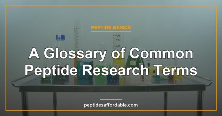 Peptide research glossary featured image