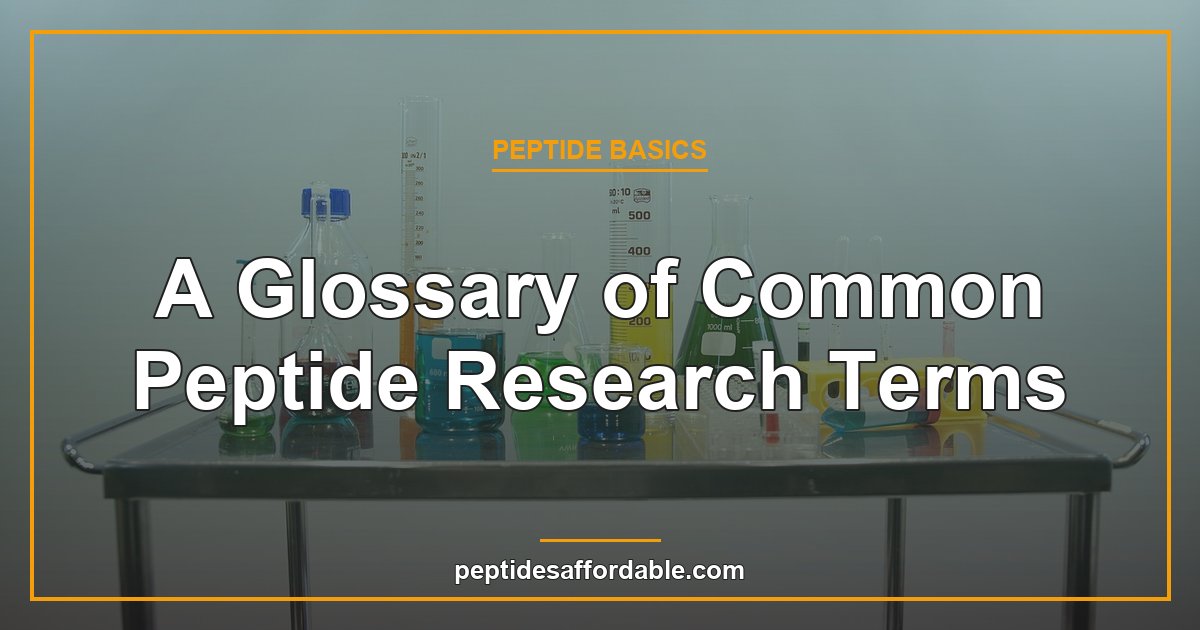 Peptide research glossary featured image