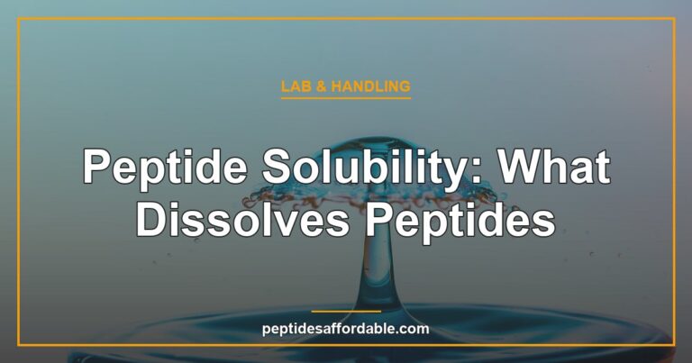 Peptide solubility what dissolves peptides featured image