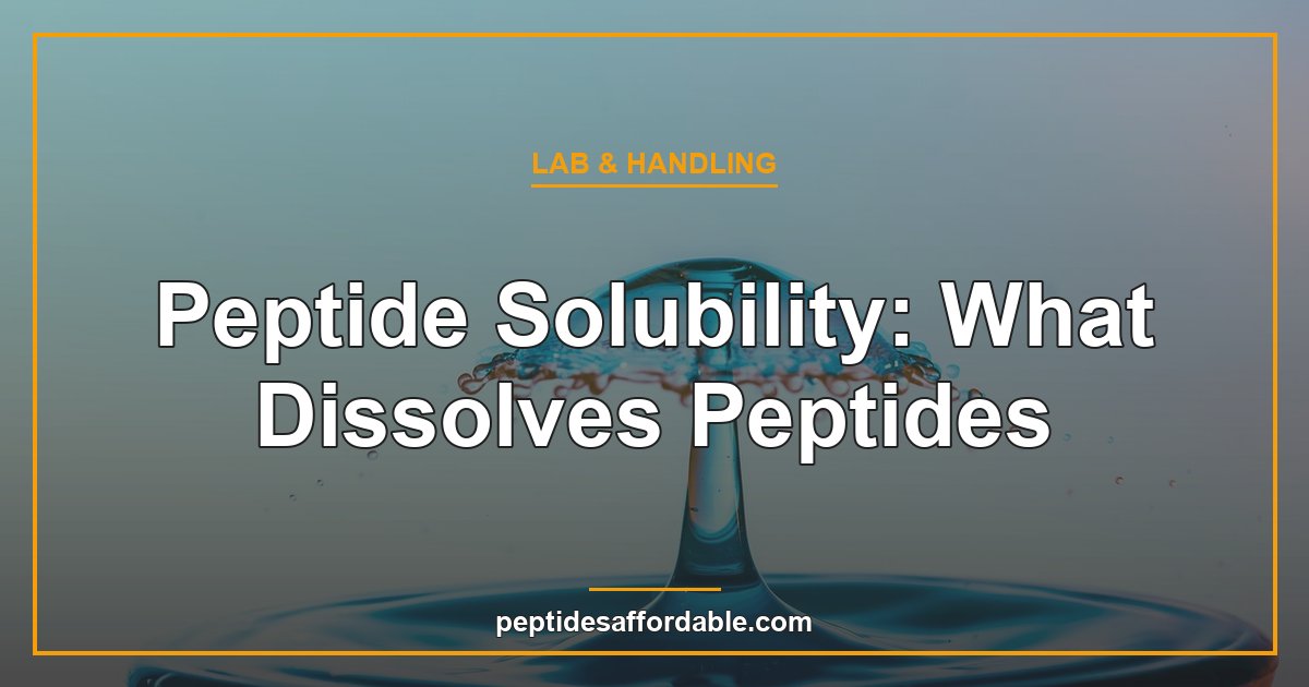 Peptide solubility what dissolves peptides featured image
