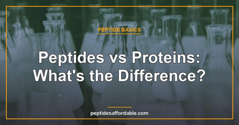 Peptides vs proteins explainer featured image