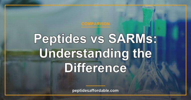 Peptides vs SARMs comparison featured image