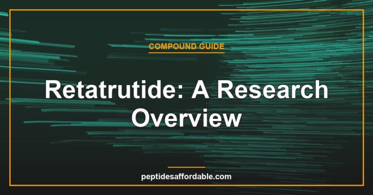 Retatrutide research peptide overview featured image