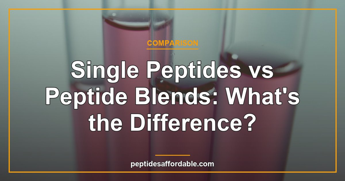 Single peptides vs peptide blends comparison featured image