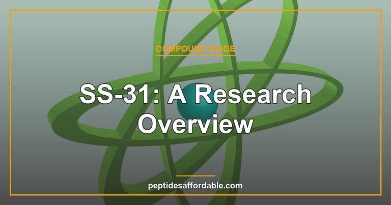 SS-31 elamipretide research peptide overview featured image