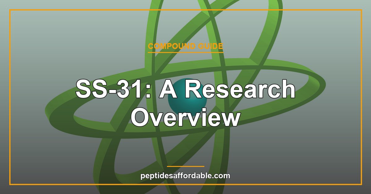 SS-31 elamipretide research peptide overview featured image