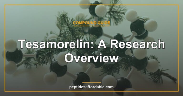 Tesamorelin research peptide overview featured image