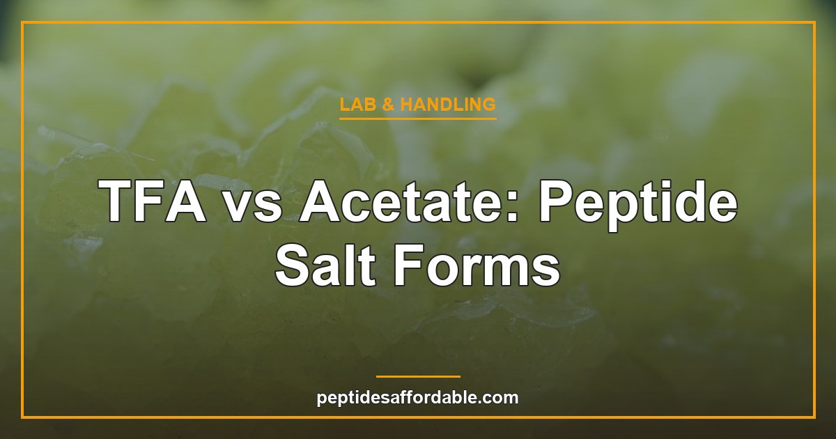 TFA vs acetate peptide salt forms featured image