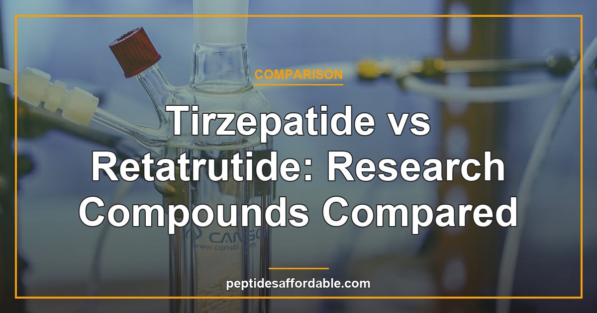 Tirzepatide vs Retatrutide research comparison featured image