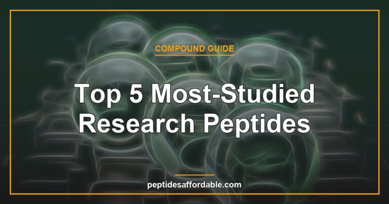 Top most-studied research peptides featured image