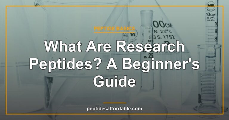 What are research peptides beginner guide featured image