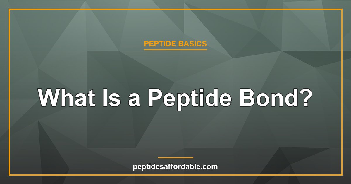 What is a peptide bond explainer featured image
