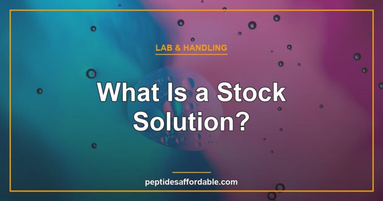 What is a stock solution featured image