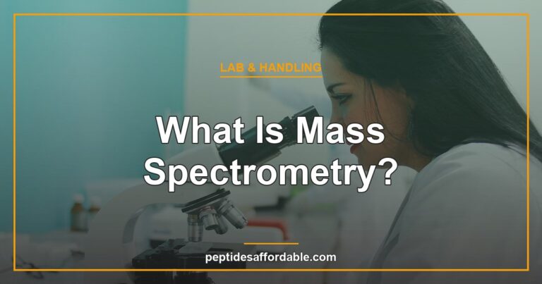 What is mass spectrometry peptide identity featured image